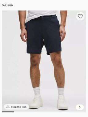 NWT Lululemon Mens ABC Classic Fit Short 7"